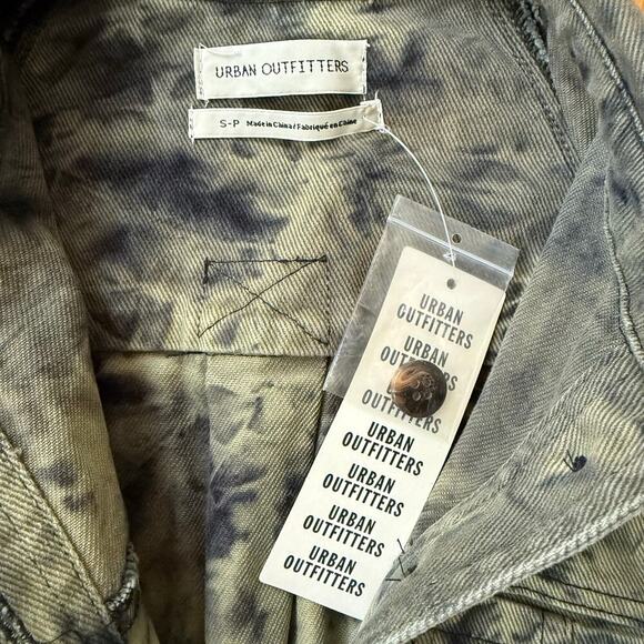 Urban Outfitters Blue Sydney Tie Dye Utility Sleeveless Jumpsuit Size Small - Picture 3 of 12